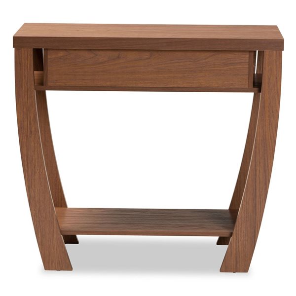 Baxton Studio Capote Walnut Brown Modern Console Table