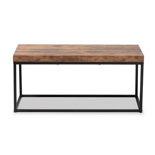 Baxton Studio Bardot Walnut Brown Wood Coffee Table