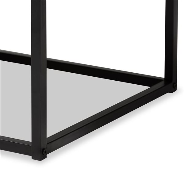 Baxton Studio Bardot Walnut Brown Wood Coffee Table