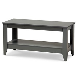 Baxton Studio Elada Grey Wood Coffee Table