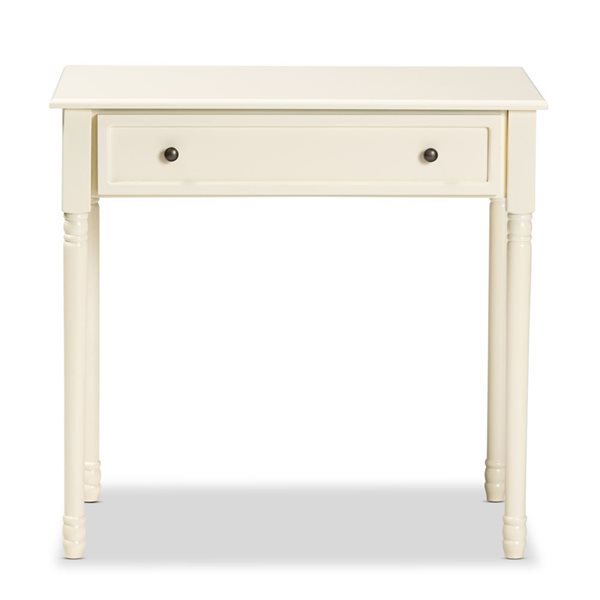 Baxton Studio Mahler White Vintage Console Table