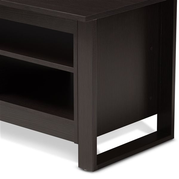 Baxton Studio Nerissa Wenge Brown Wood Coffee Table
