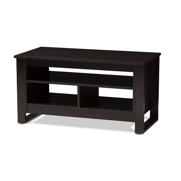 Baxton Studio Nerissa Wenge Brown Wood Coffee Table