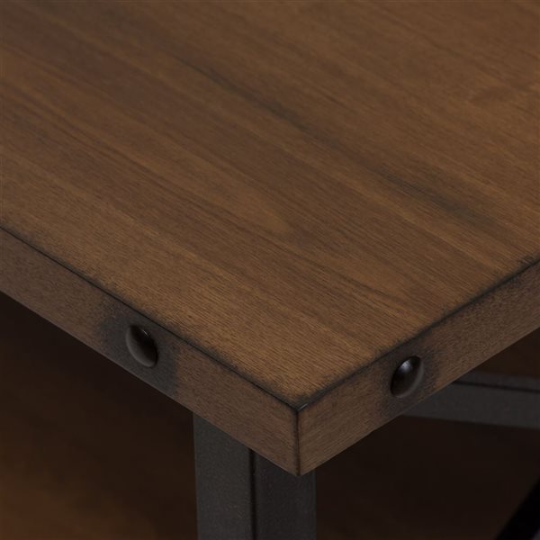 Baxton Studio Herzen Walnut Brown Wood Coffee Table