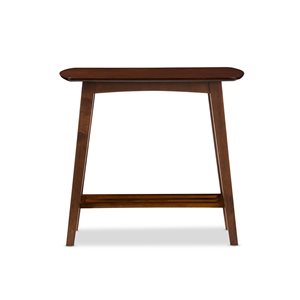 Baxton Studio Sacramento Dark Walnut Mid-Century Console Table