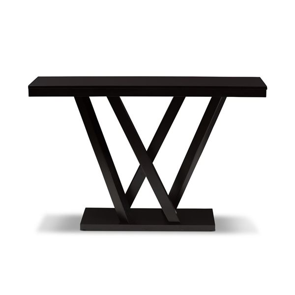 Baxton Studio Everdon Black Modern Console Table 4967 LWC RONA