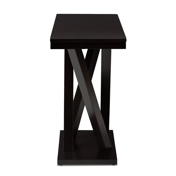 Baxton Studio Everdon Black Modern Console Table 4967 LWC RONA