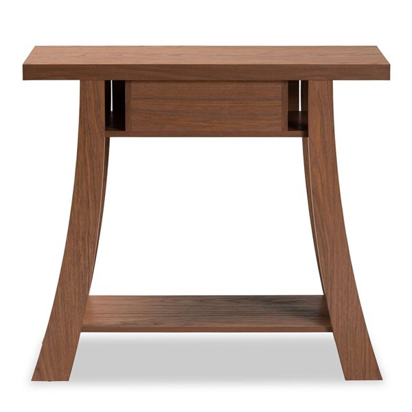 Baxton Studio Herman Walnut Brown Modern Console Table