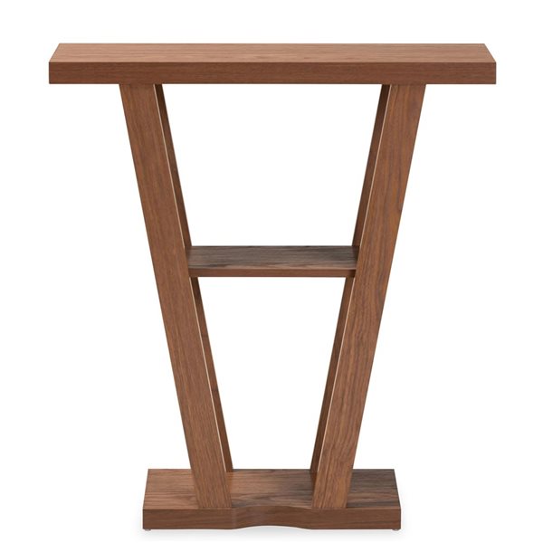 Baxton Studio Boone Walnut Brown Modern Console Table