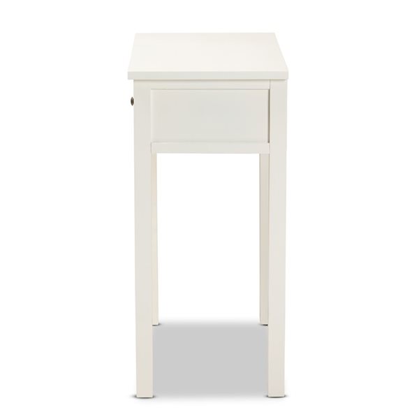 Baxton Studio Lambert White Vintage Console Table