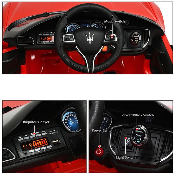 Maserati power deals wheel remote control