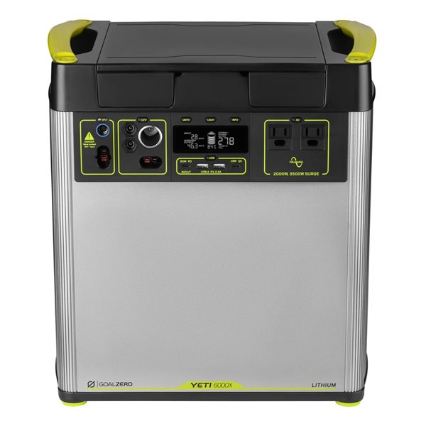 Goal Zero Yeti 6000-Watt Hour Portable Solar Generator