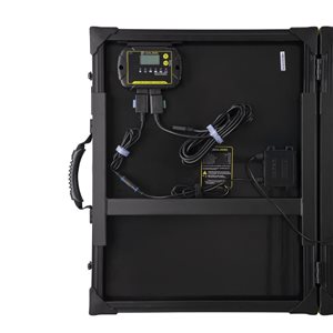 GOAL ZERO Boulder 200 Briefcase Mountable Solar Panel with 20 A Charge Controller - 53.5 X 26.75 X 3.75-in