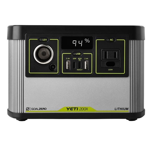 Goal Zero Yeti 200-Watt Hour Portable Solar Generator