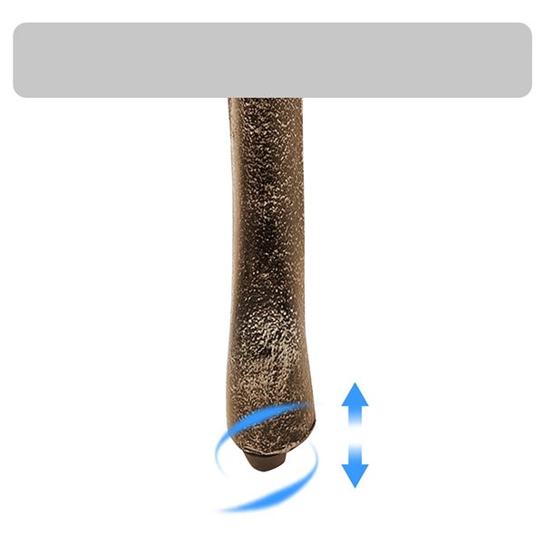 Costway 21-in x 31-in Bronze Garden Bench