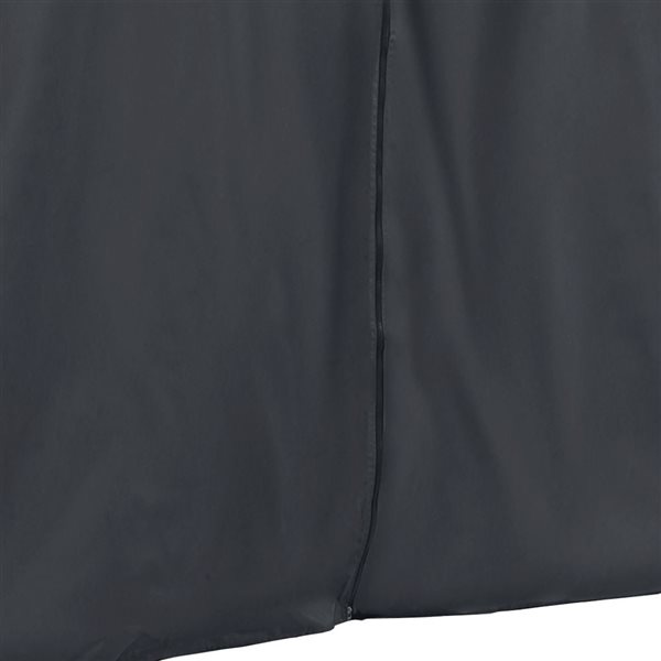 Sojag Monteserra Black 10 x 12-ft Polyester Gazebo Curtains