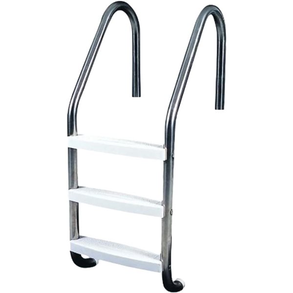 Northlight 52 x 24.5-in 3-Step In-Ground Swimming Pool Deck Ladder