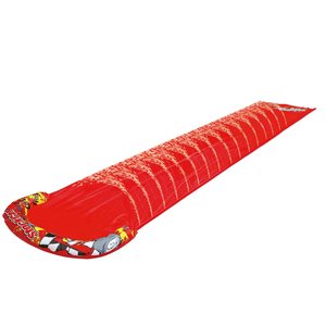 Pool Central 16.5-ft Red and Yellow Inflatable Race Car Water Slide