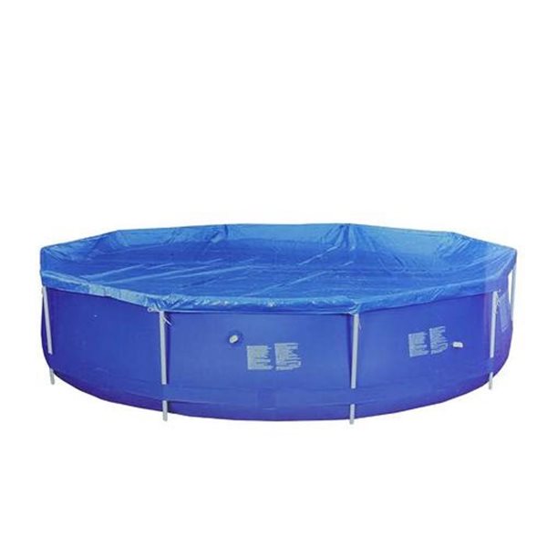 Pool Central 18-ft Vinyl Round Pool Cover with Rope Ties