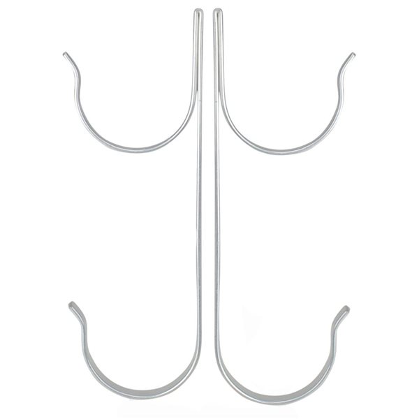 Pool Central 8.5-in Silver Accessories Hangers for Pool and Spa - Set of 2