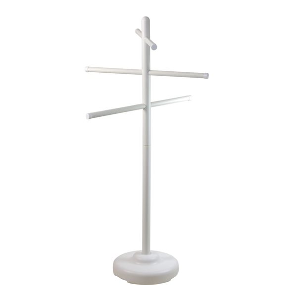 Swim Central 51-in White Poolside Towel Rack 31477849 | RONA