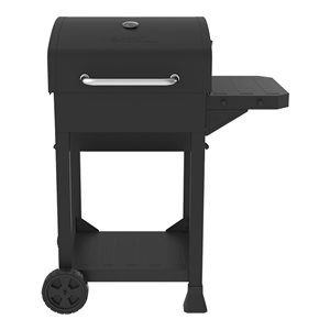 Nexgrill 36-in Black Cart-Style Charcoal Grill with Side Shelf