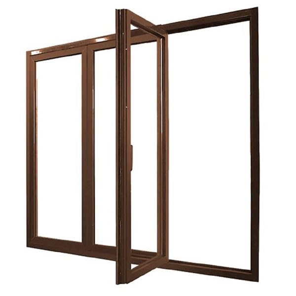 AVORA DOORS Avora Elite Bi Fold Patio Door 124 X 96-in Tempered Glass ...