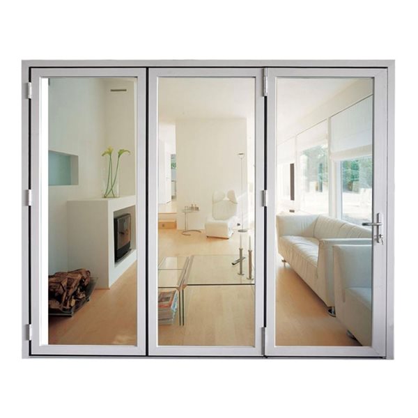 AVORA DOORS Avora Elite Bi Fold Patio Doors 124 X 96-in Tempered Glass ...