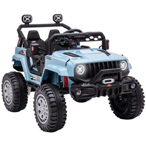 Aosom 12V Kids Ride-on Truck with Remote Control, Battery-Operated Kids Car