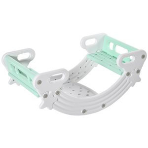 Ensemble de balançoire avec table et chaises pour enfant 2-en-1 Qaba