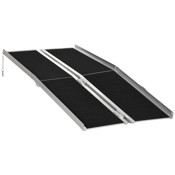 HOMCOM 6ft Non-skid PVC Wheelchair Ramp