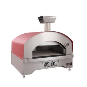 KUCHT Napoli Red Propane Gas Outdoor Pizza Oven