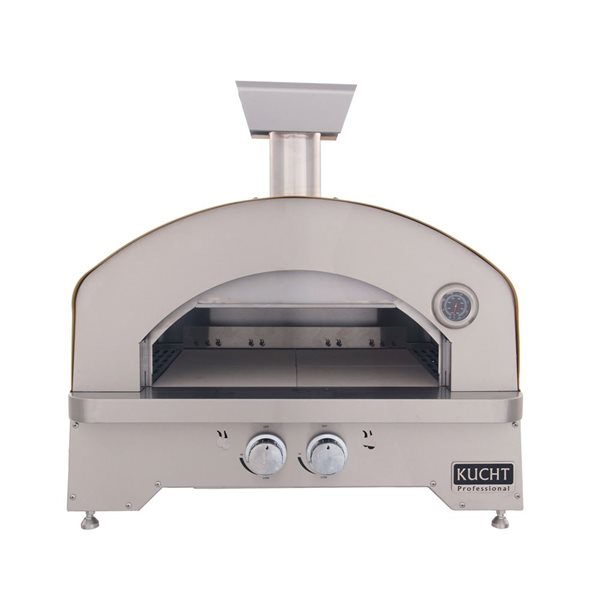 KUCHT Napoli Yellow Propane Gas Outdoor Pizza Oven