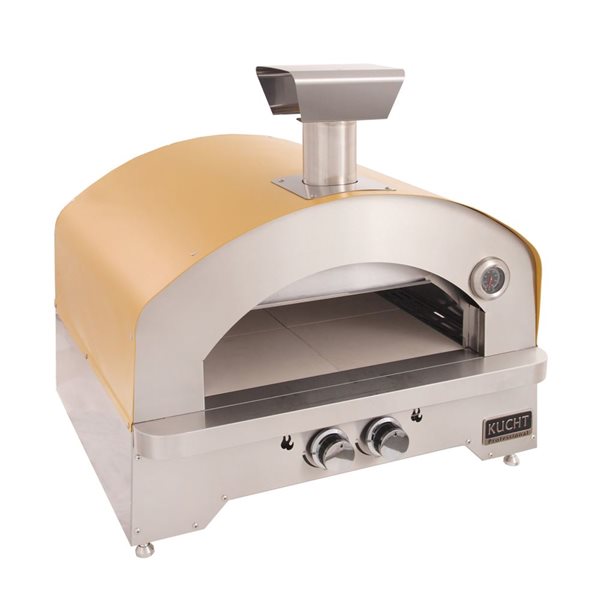 KUCHT Napoli Yellow Propane Gas Outdoor Pizza Oven