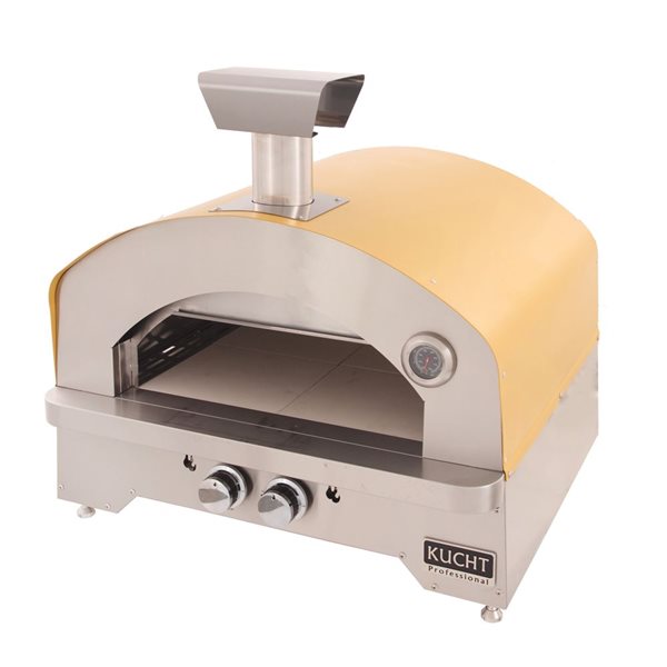 KUCHT Napoli Yellow Propane Gas Outdoor Pizza Oven