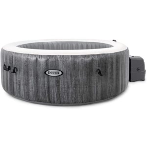 Intex 85-in Grey Round Inflatable Spa - 6-person