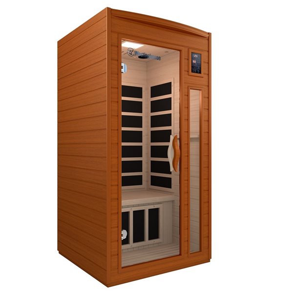 Sauna Westinghouse 72,4 x 39,1 x 35,7 po en pruche pour 1 personne