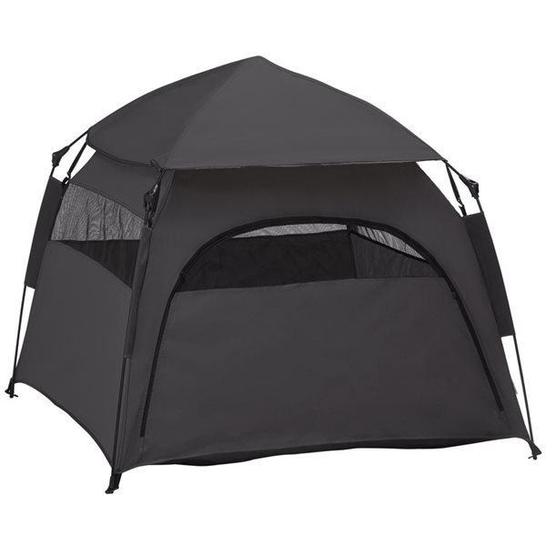 PawHut Dark Grey Pop Up Dog Tent