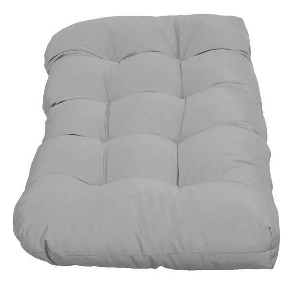 Outsunny Grey Patio Bench Cushions Set of 2 84G013V00GY RONA