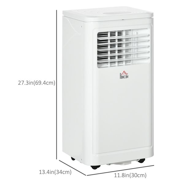 HomCom 8000 BTU 115V White Portable Air Conditioner 823-041V80CW | RONA