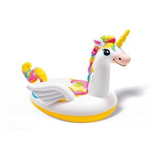 INTEX Mega Unicorn 1-Seat White Inflatable Lounger