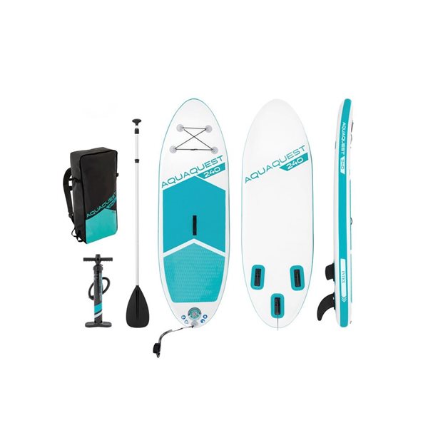 INTEX AquaQuest 240 96-in x 31-in PVC Inflatable Paddle Board