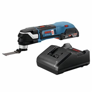 Bosch StarlockPlus 18V Brushless Oscillating Multi-Tool (1 Battery and 1 Charger Included)
