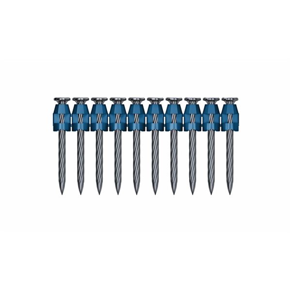 Bosch 1 3 8 in Zinc Plated Steel Collated Wood To Concrete Nails 1000 Count