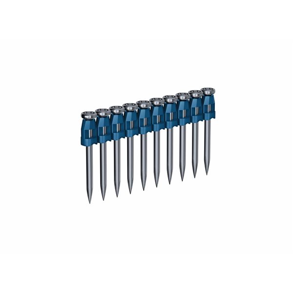 Bosch 1 1 2 in Zinc Plated Steel Collated Concrete Nails 1000 Count