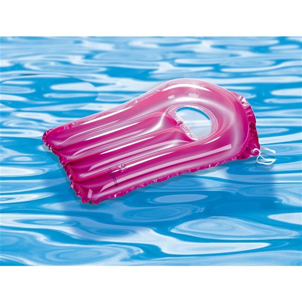 Swim Central Transparent Pink Pool Mattress Float
