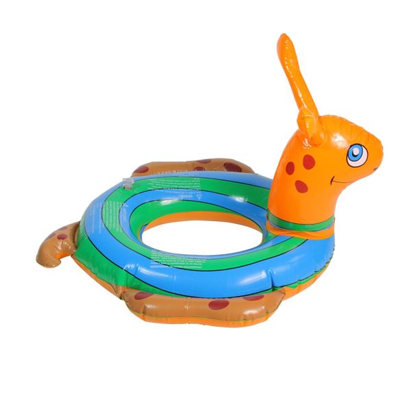 Swim Central 24-in Orange and Blue Snail Inflatable Pool Float