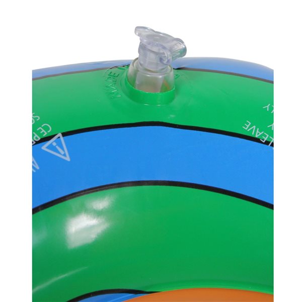 Swim Central 24-in Orange and Blue Snail Inflatable Pool Float