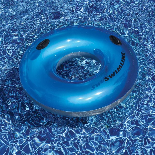 Spool of 0.375 inch Blue-White Floating Polypropylene Swimming Pool Rope