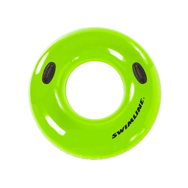 Swim Central 48-in Bright Green Inflatable Pool Float